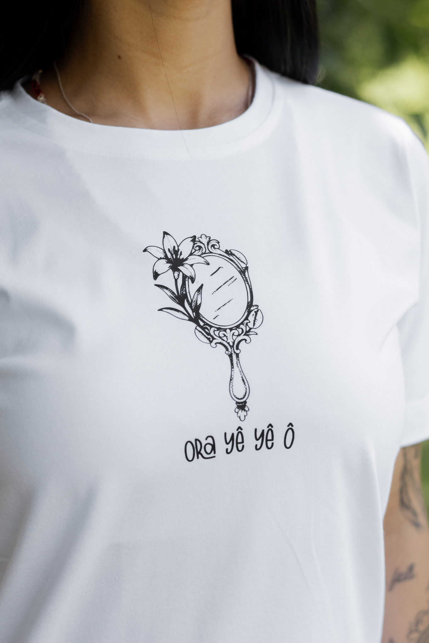 Camiseta Baby Look Oxum - Coleção Primeiro Toque