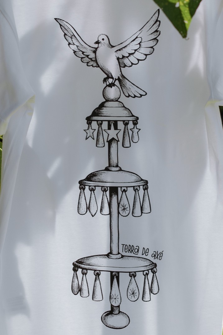 Camiseta Oversized Oxalá - Coleção Primeiro Toque