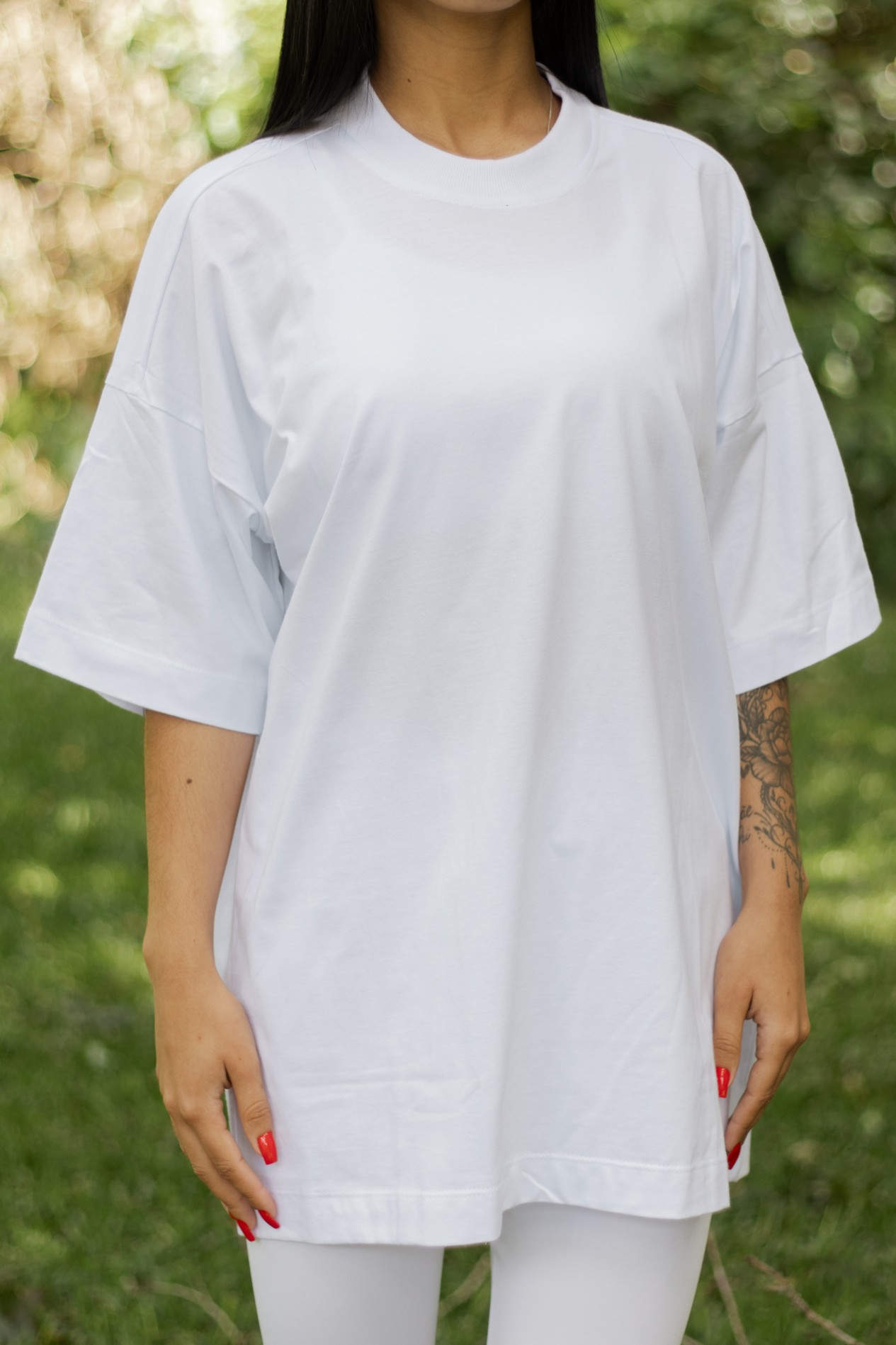 Camiseta Oversized Nanã - Coleção Primeiro Toque - Costas