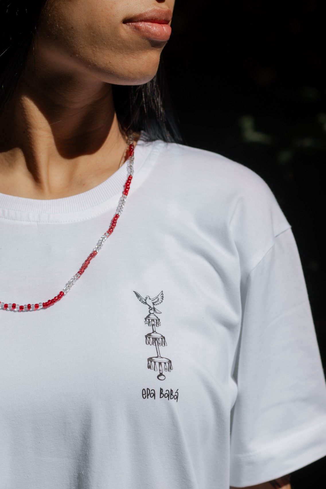 Camiseta Unissex Oxalá - Coleção Primeiro Toque - Costas