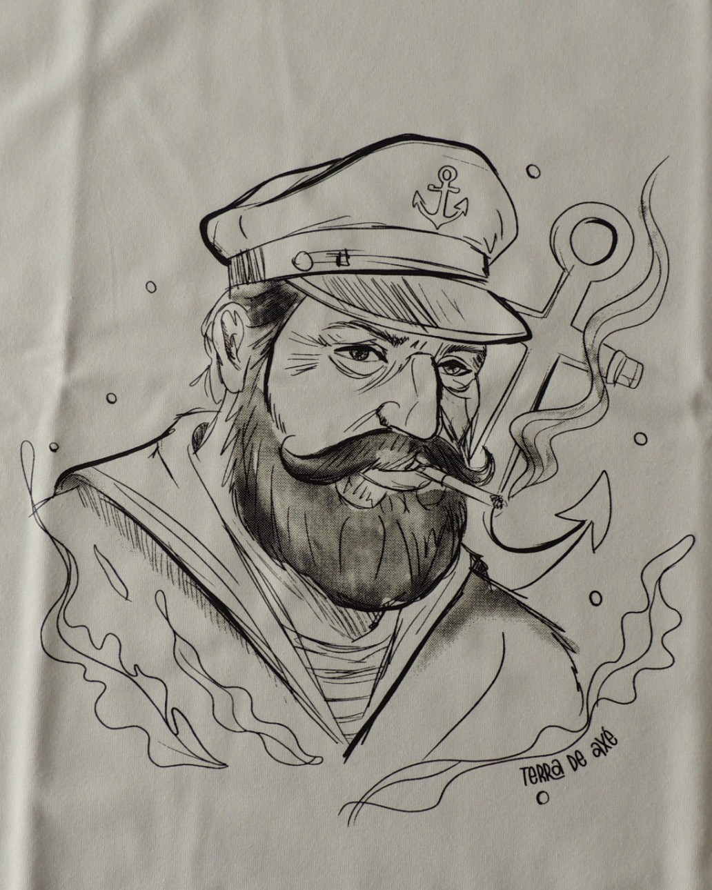 Camiseta Baby Look Marinheiros - Coleção Ponto Firmado