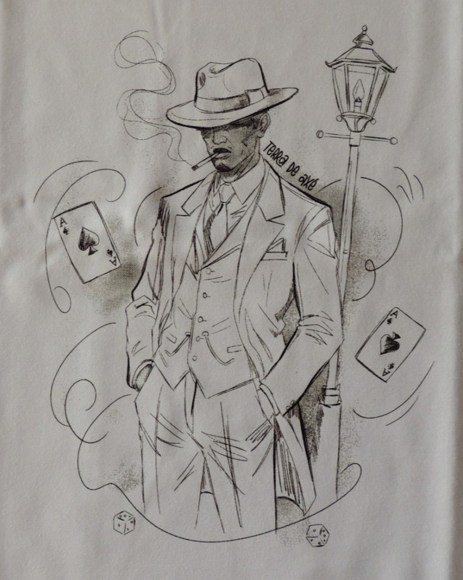 Camiseta Baby Look Malandro - Coleção Ponto Firmado