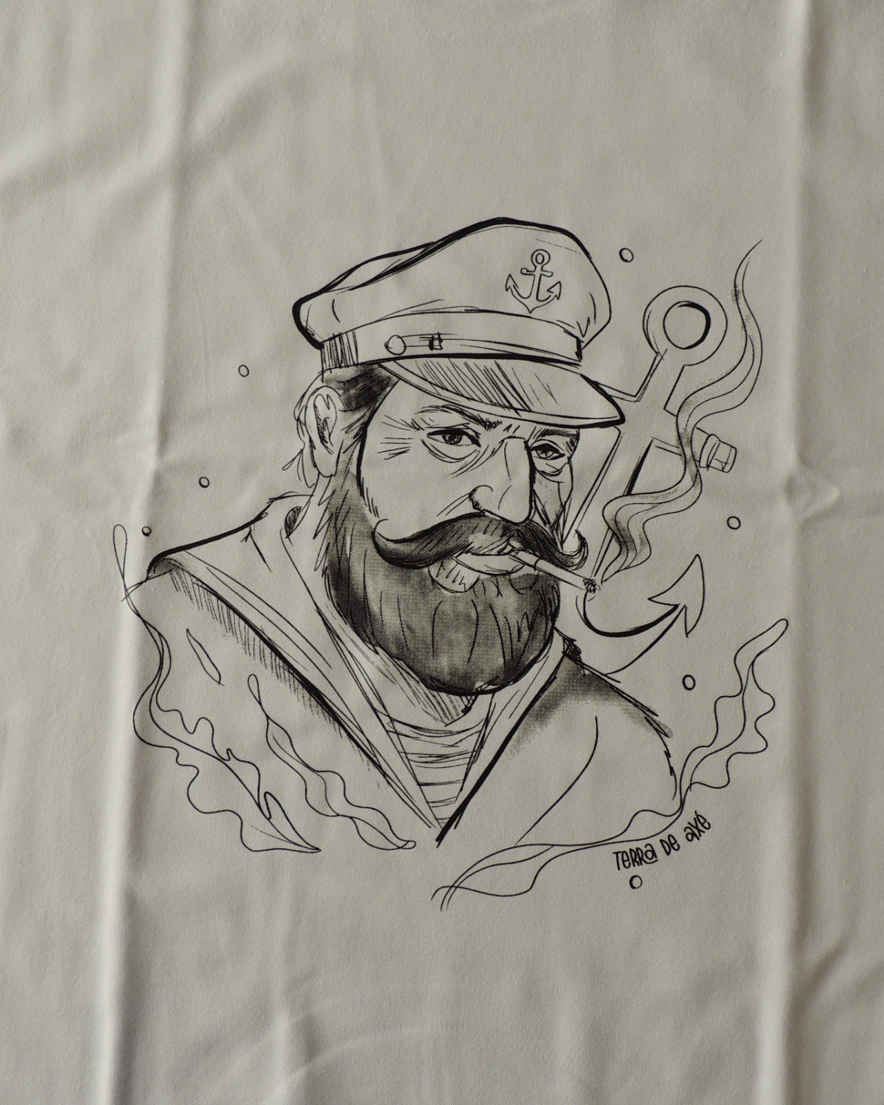 Camiseta Oversized Marinheiro - Coleção Ponto Firmado