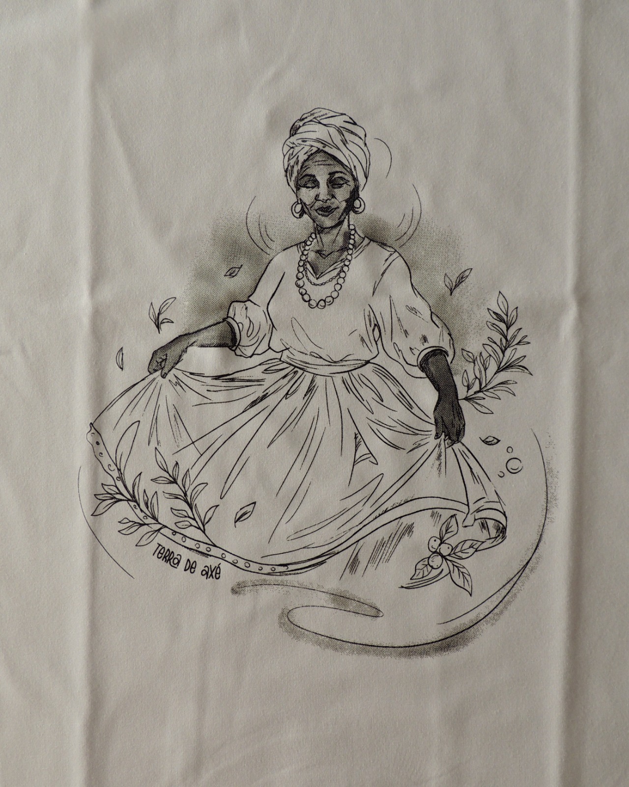 Camiseta Oversized Baiana - Coleção Ponto Firmado