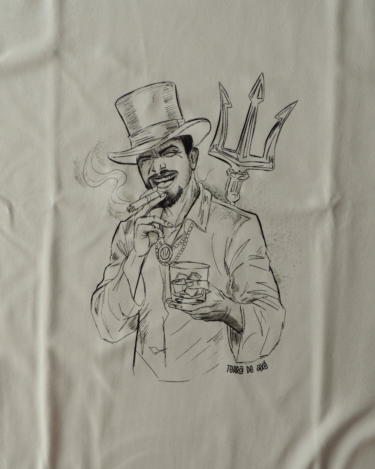 Camiseta Oversized Exu - Coleção Ponto Firmado